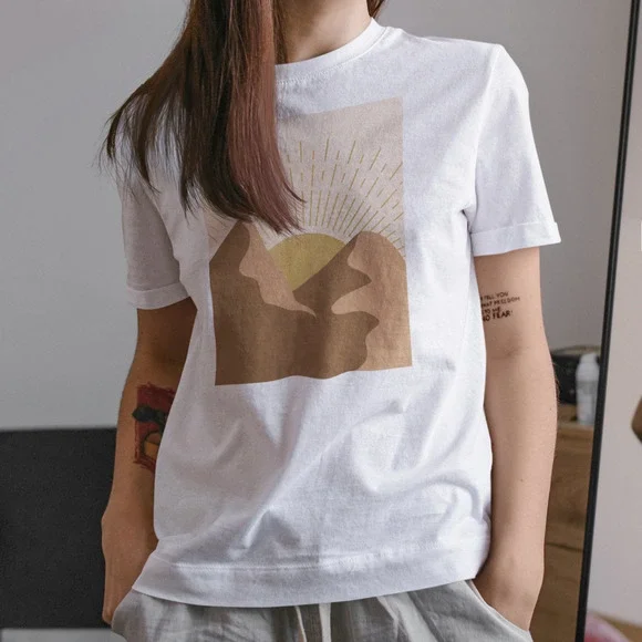 Golden Sunrise Clay Mountains Tee - Picture 2 of 5